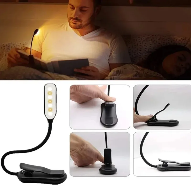 Rechargeable Clip-On Book Light view 6