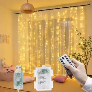 Battery and USB LED Curtain Lights