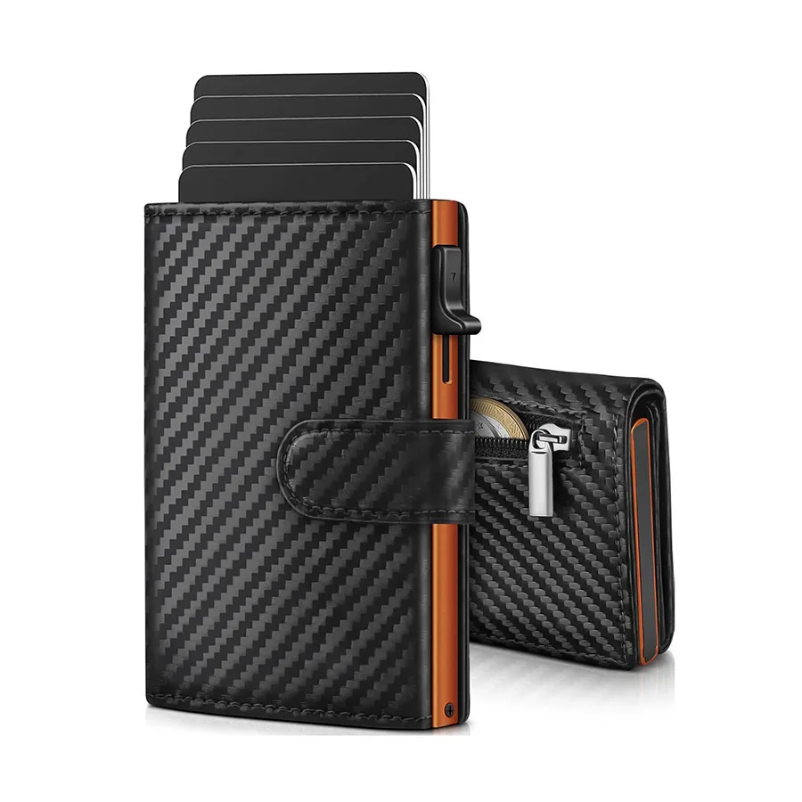 Pop-Up Card Wallet with Coin Pocket