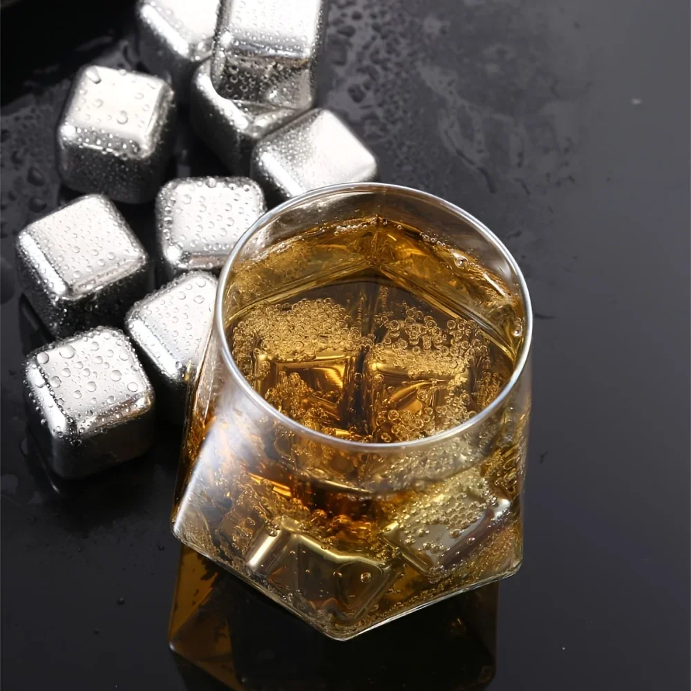 Stainless Steel Whisky Chilling Stones - Image 6