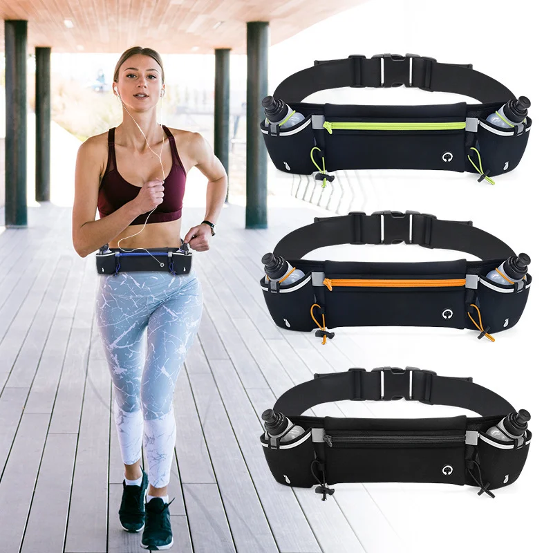 Running Belt with Water Bottles