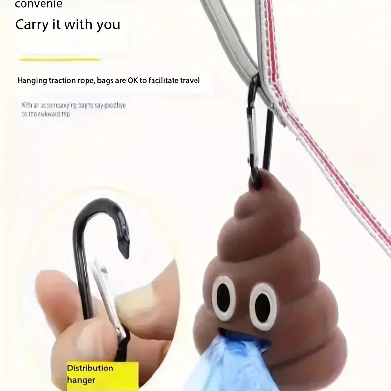 Poop Shaped Dog Waste Bag Dispenser - Image 5