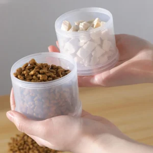 3-Layer Portable Pet Food Container