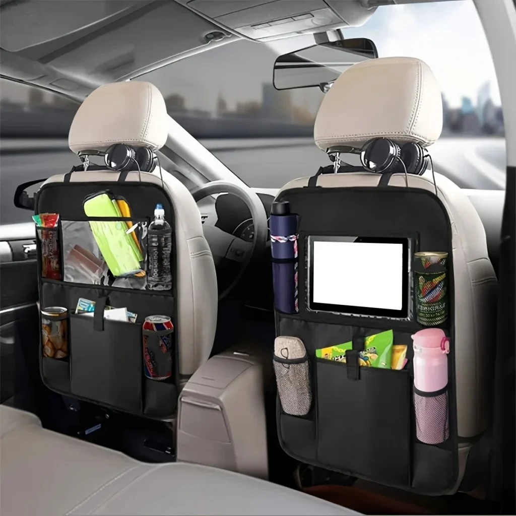 Car Seat Back Anti-Kick Storage Bag