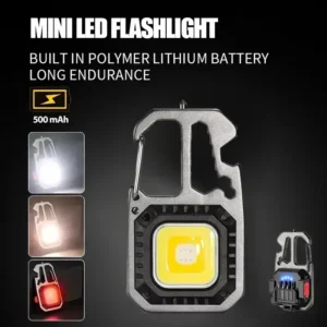 Rechargeable Mini LED Keychain Torch