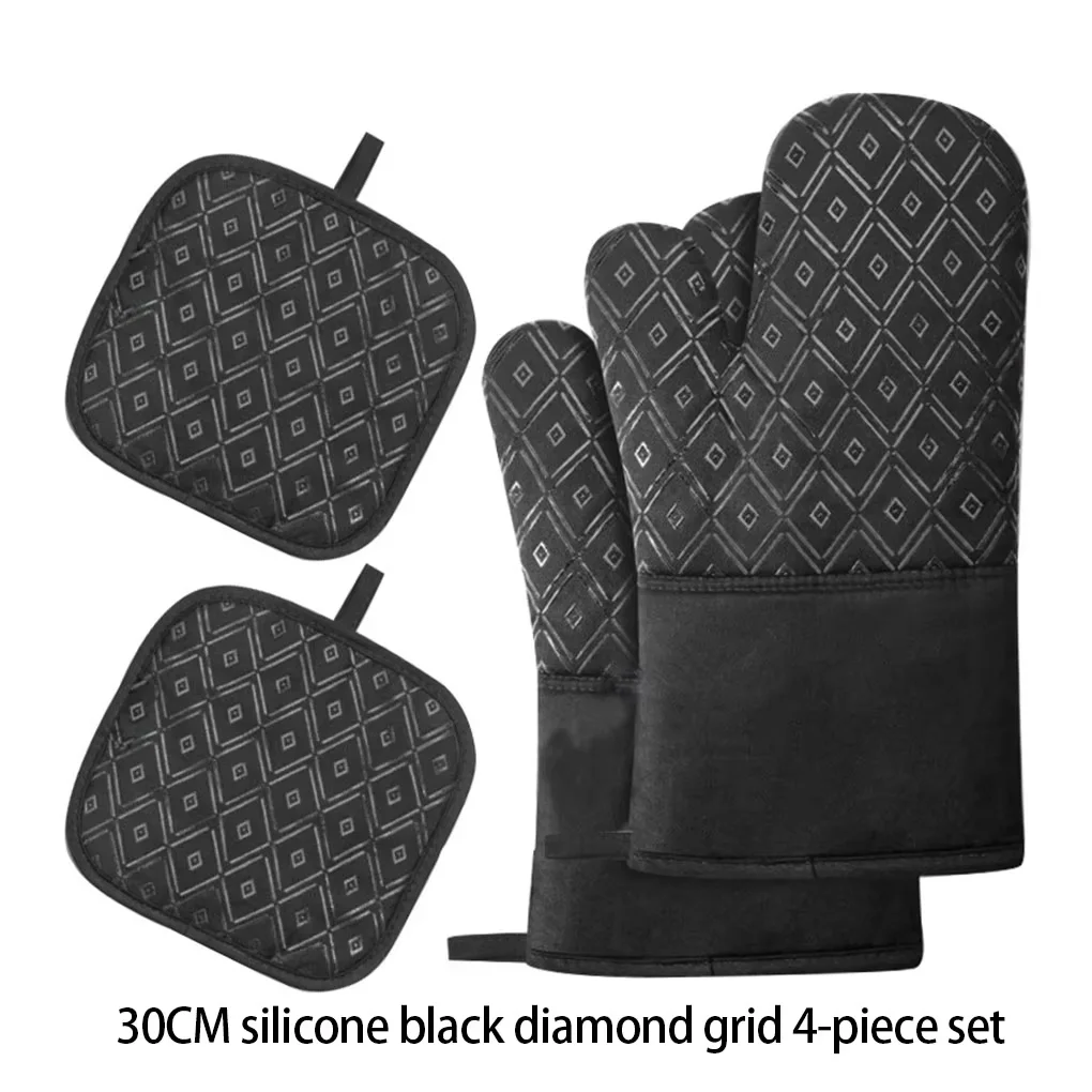 Oven Gloves and Pot Holder Set - Image 4