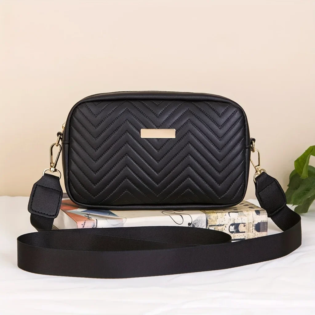 Mini Quilted Crossbody Bag Wallet