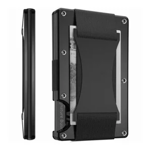 Slim Carbon Fiber Effect Card Wallet