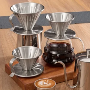 Stainless Steel Pour Over Coffee Filter