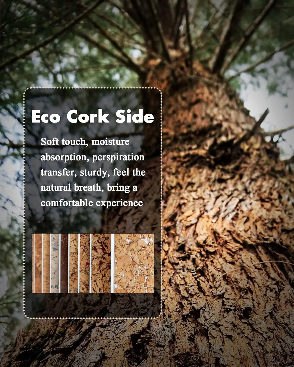 Double-Sided Leather and Cork Desk Mat - Image 3