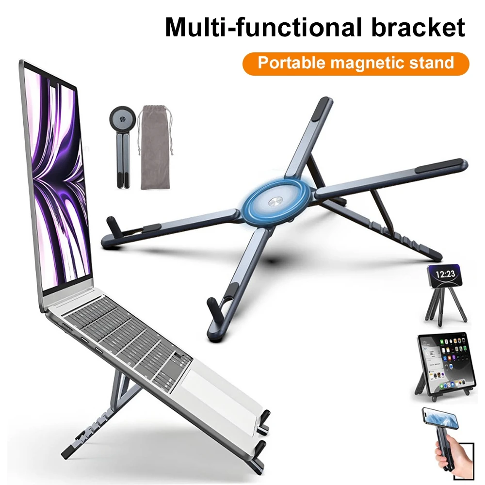 Magnetic Foldable Laptop and Tablet Stand