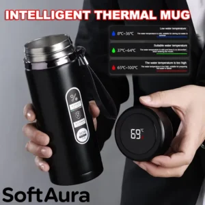 Smart Thermos Flask with LED Temperature Display