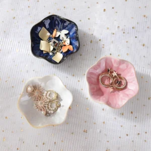 Ceramic Lotus Leaf Jewellery Dish