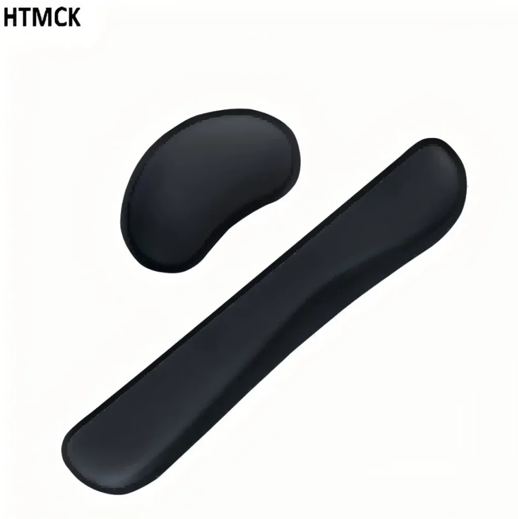 Memory Foam Keyboard and Mouse Wrist Rest Set