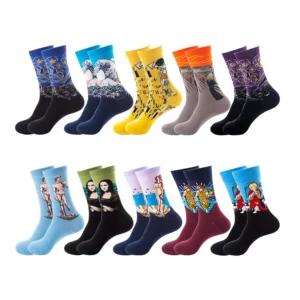 Famous Paintings Cotton Socks