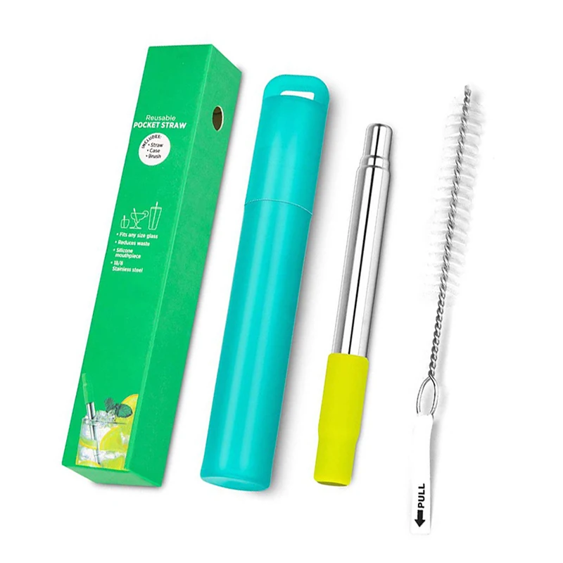Telescopic Steel Straw with Case - Image 6