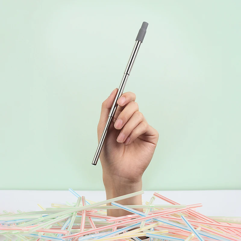 Telescopic Steel Straw with Case - Image 3
