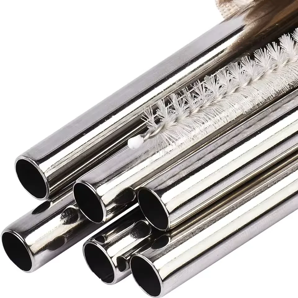 Reusable Boba Straws with Cleaning Brush