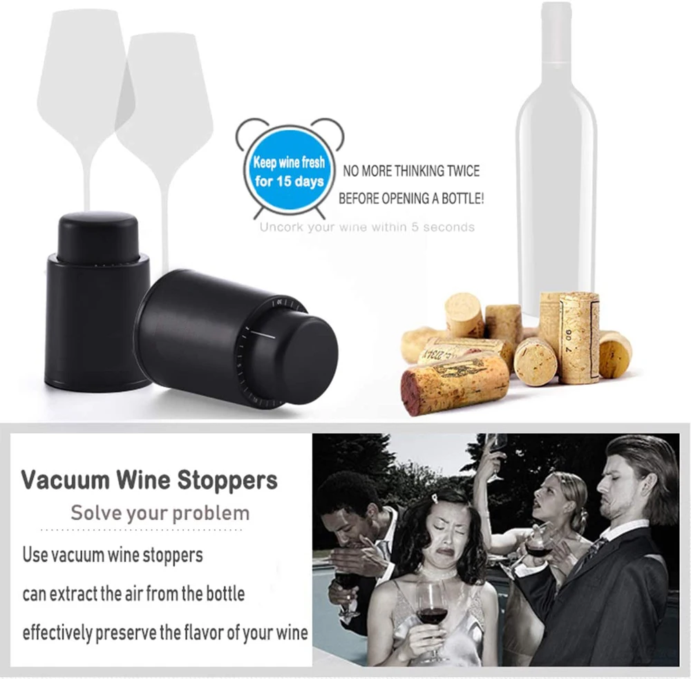 Vacuum Wine Bottle Stopper - Image 4