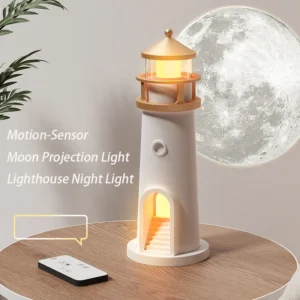 Moon Lighthouse Projector Night Light