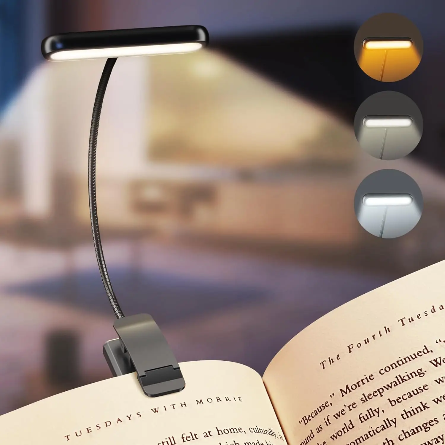 Clip-On 14 LED Book Light