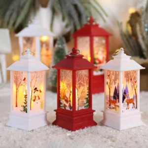 Vintage Oil Lamp Style LED Lantern