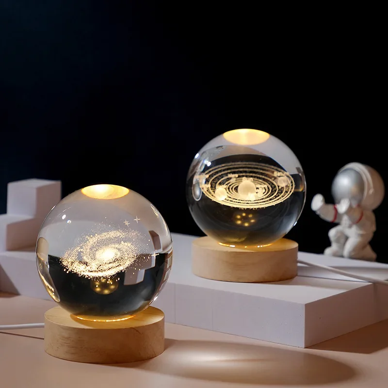 Galaxy Crystal Ball Night Light - Image 2