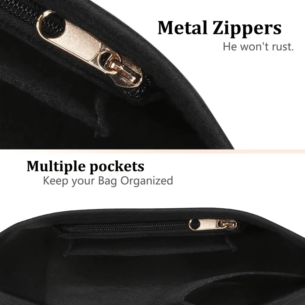 Padded Felt Handbag Organiser Insert - Image 5