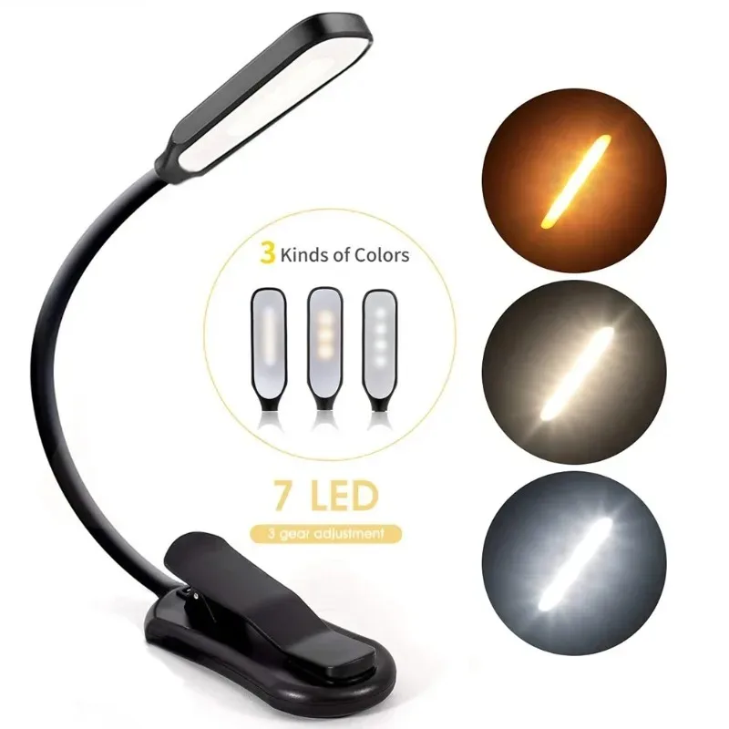 Rechargeable Clip-On Book Light