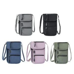 RFID Blocking Travel Neck Wallet