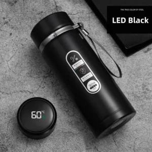 Smart Thermos Flask with LED Temperature Display