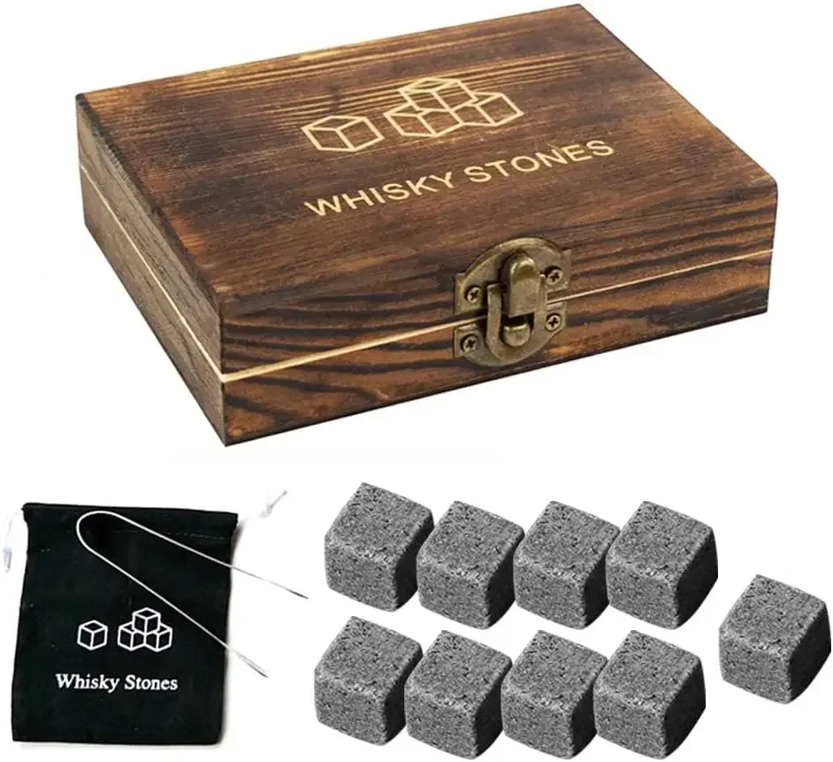 Granite Whisky Stones Gift Set