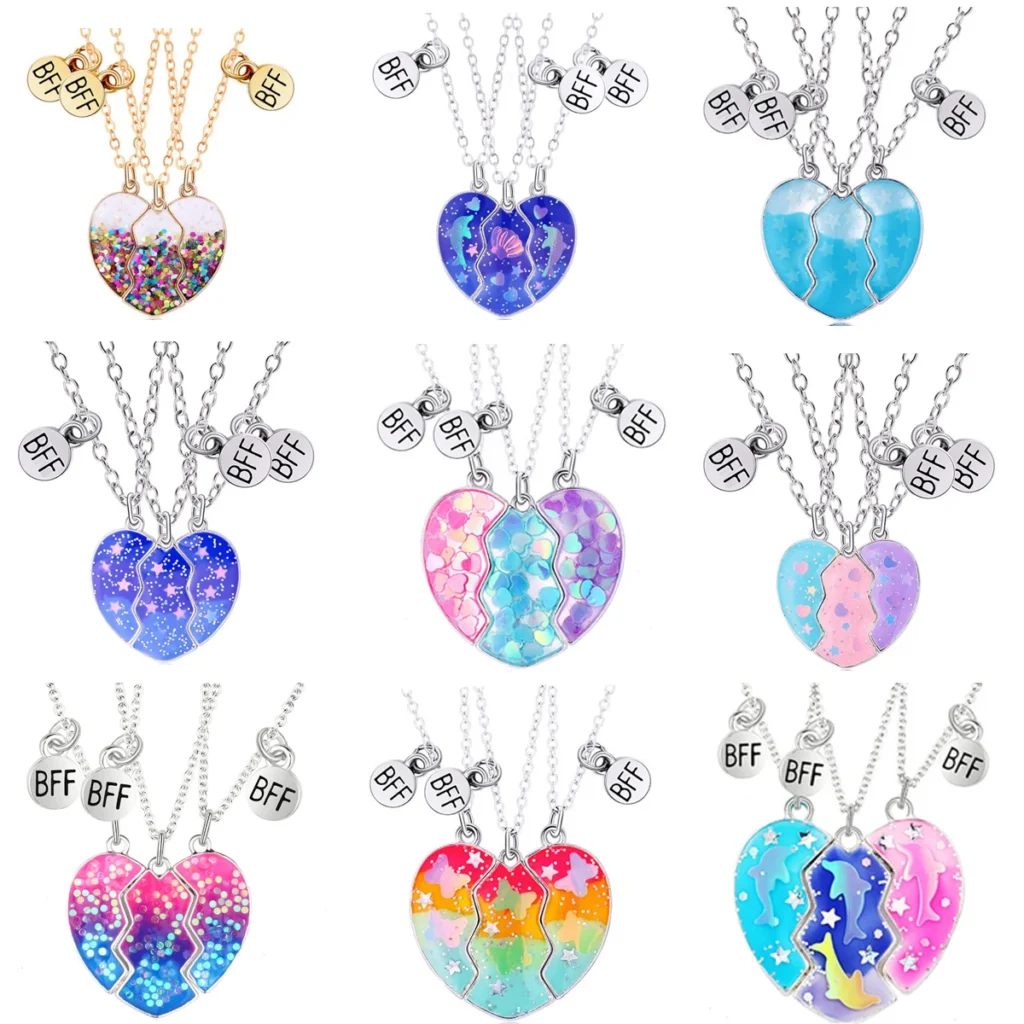 Best Friends Necklace Set of 3