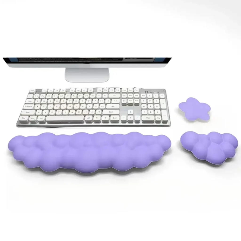 Cloud Shaped Wrist Rest Mouse Pad