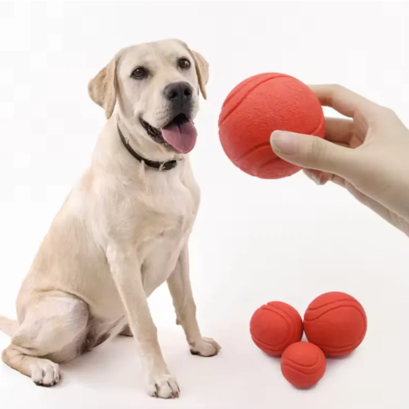 Bite-Resistant Rubber Pet Ball